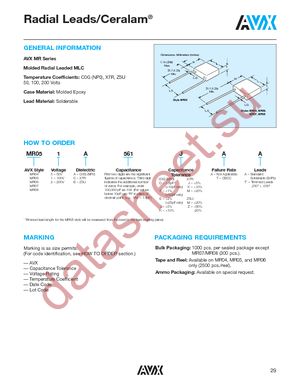 MR051C103KAATR2 datasheet  